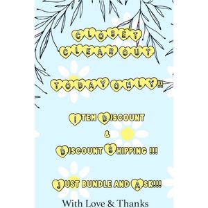 CLOSET CLEAROUT!!! SHIPPING & DISCOUNT TODAY ONLY! ADD A NOTE!